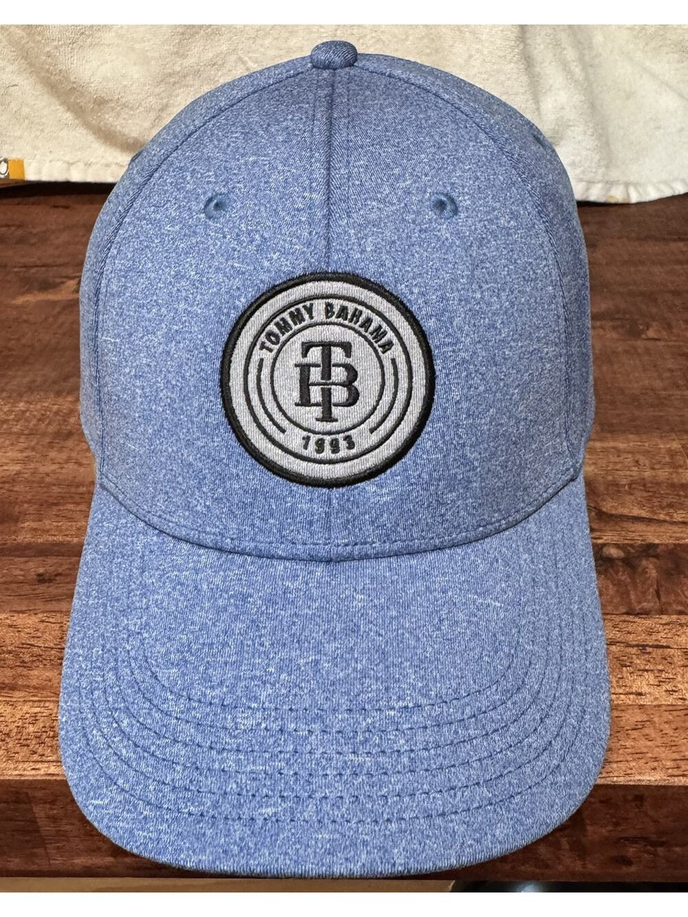 Tommy Bahama Cap Strap Back Blue Circle Patch Logo Embroidered TB Est 1993 Hat